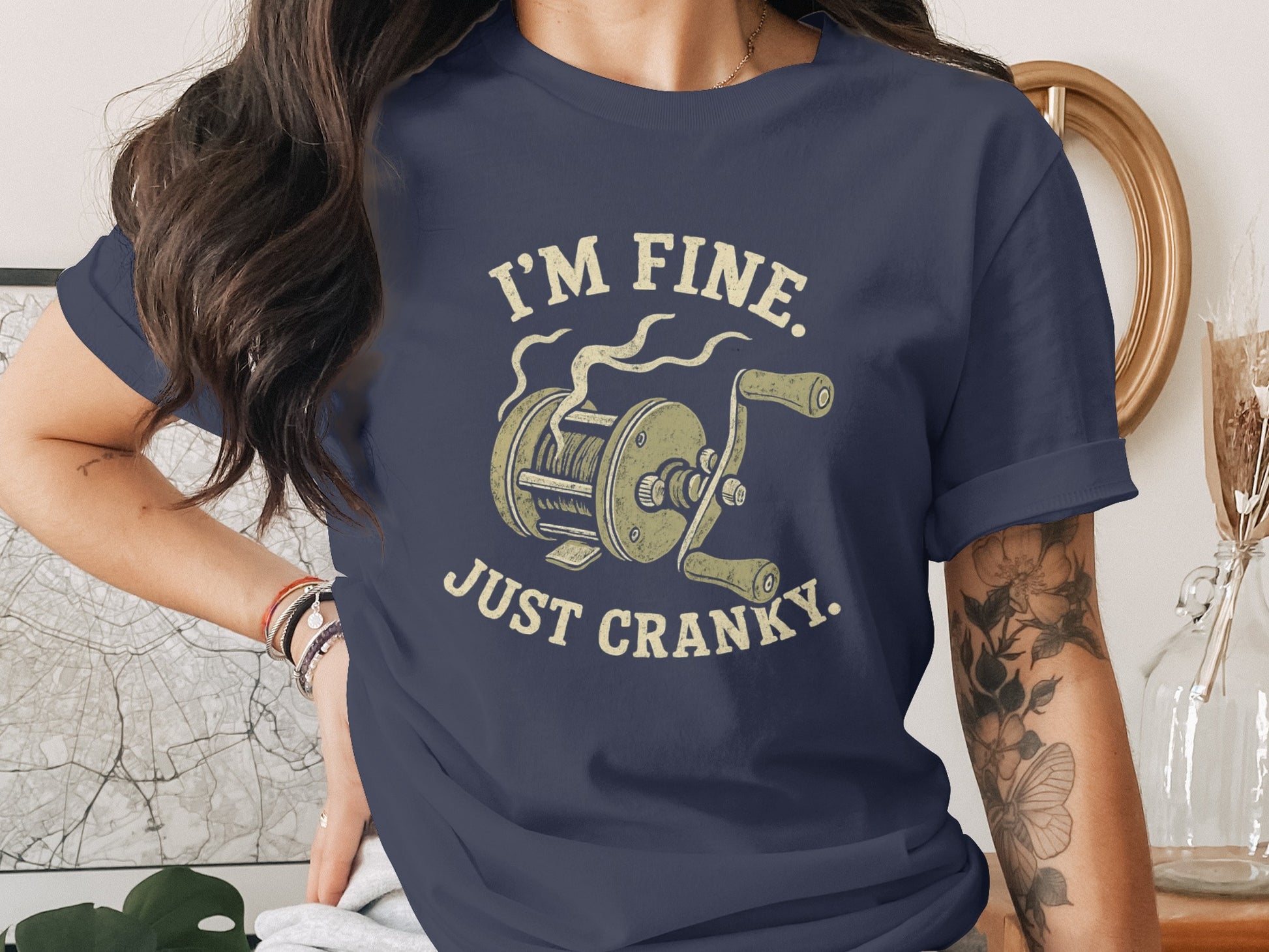 I'm Fine Just Cranky T-Shirt product