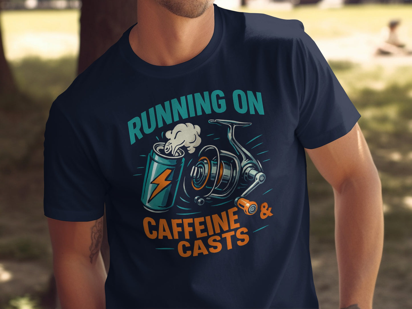 Running on Caffeine and Casts Graphic T-Shirt product type