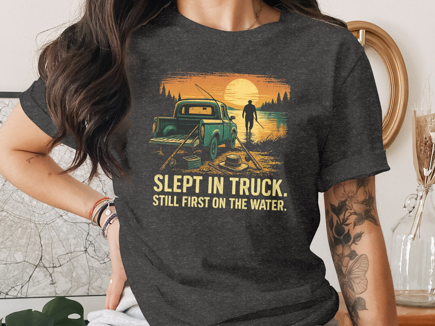 Slept In Truck Still First On The Water product type