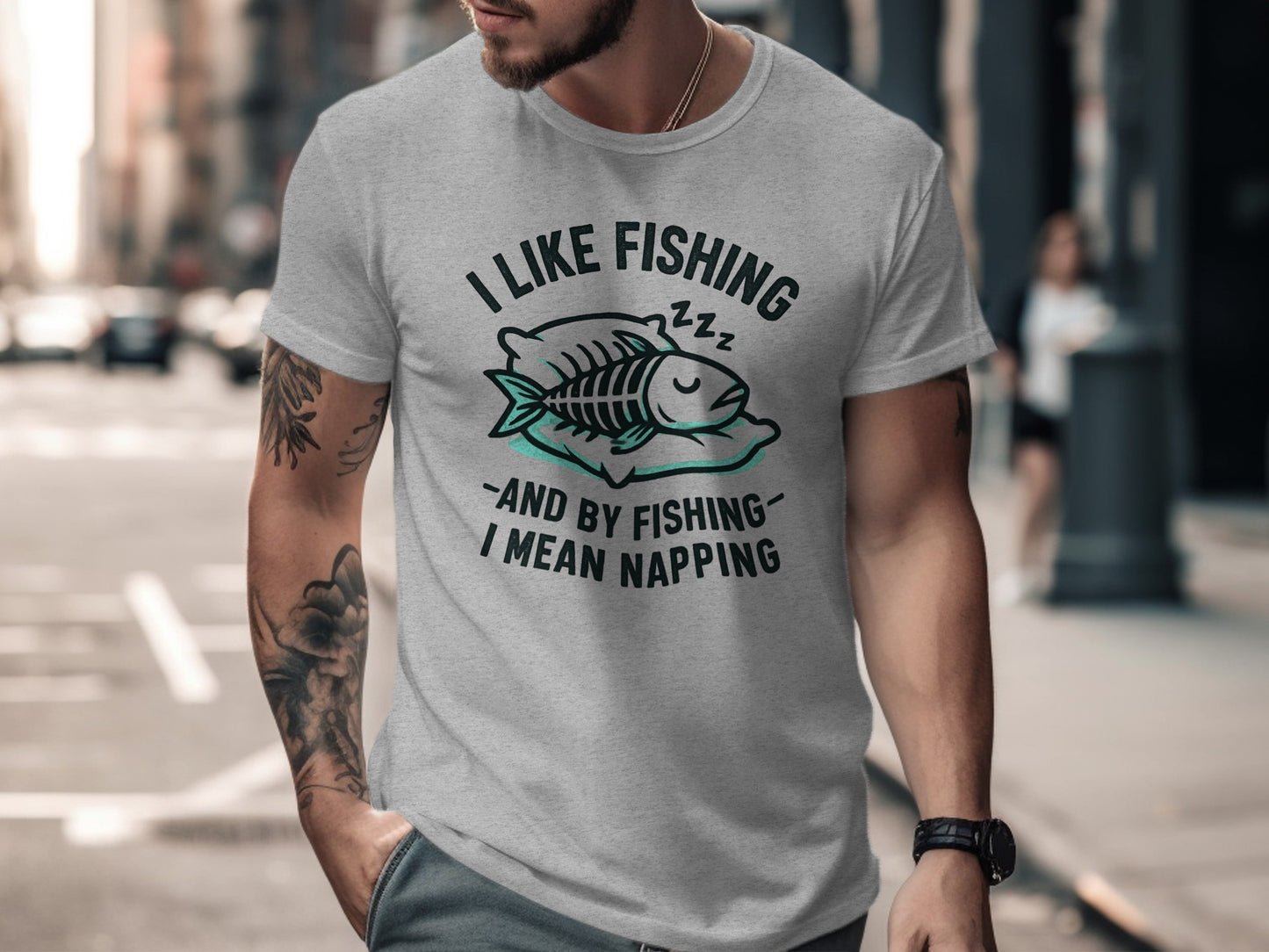 I Like Fishing By Fishing I Mean Napping T-shirt product