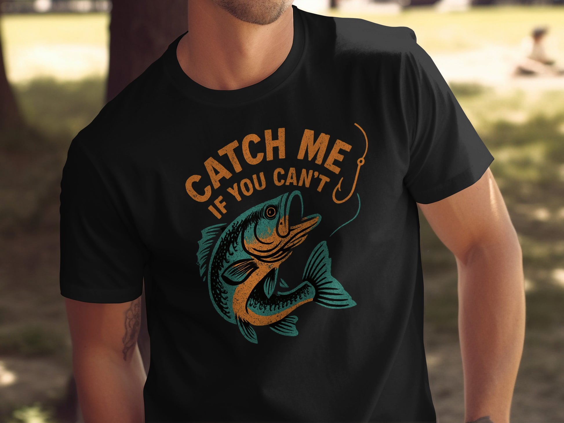 Catch Me If You Can't Fishing Graphic Shirt product