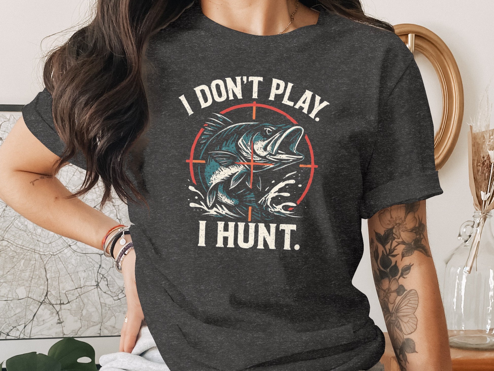 I Don't Play I Hunt Graphic Tee Shirt product type