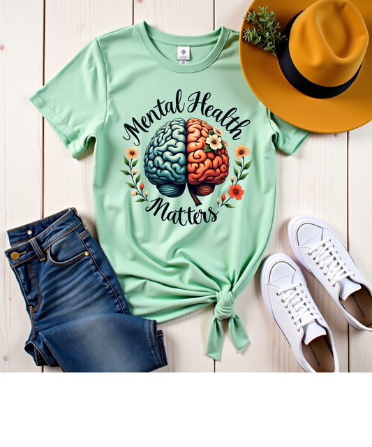 Mental Health Matters Shirt, All day every day, Women Mental Health, Anxiety Shirt, Motivational Shirt, Therapist Shirt, Psychologist Tshirt
