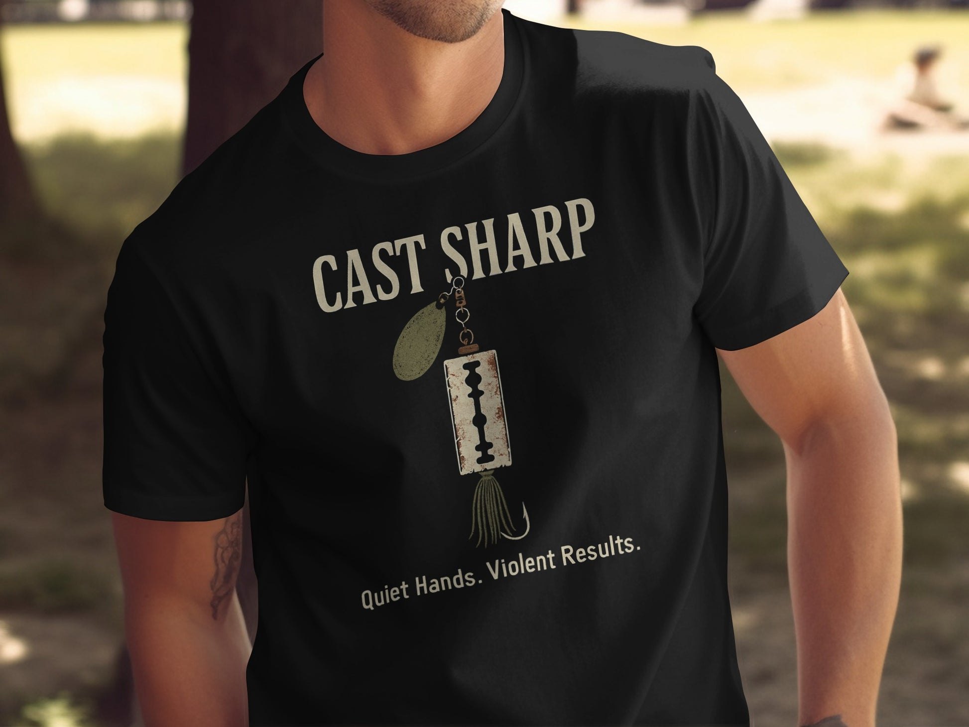 Cast Sharp Quiet Hands Violent Results T-shirt product