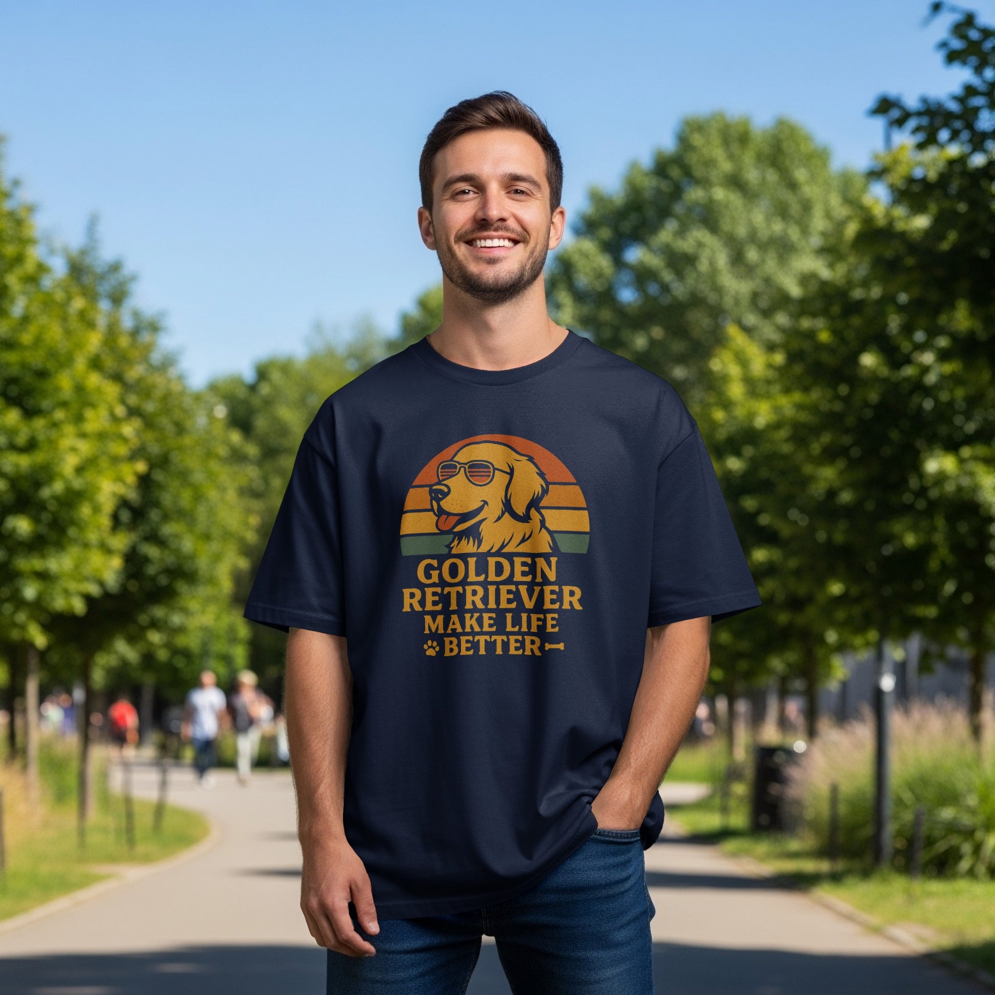 Golden Retriever Make Life Better T-shirt