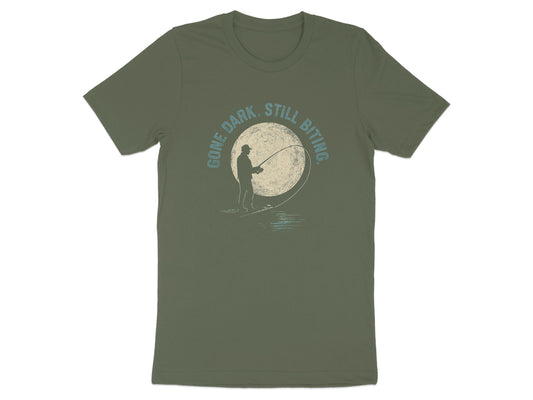 Gone Dark Still Biting Fishing Graphic T Shirt product