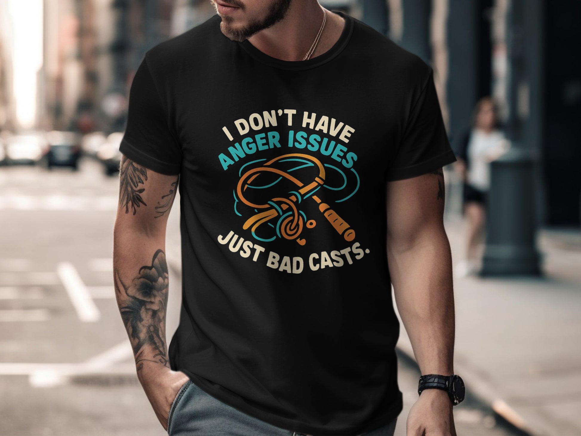 I Don't Have Anger Issues Just Bad Casts T-shirt product