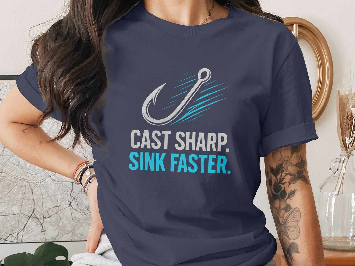 Cast Sharp Sink Faster Printed T-shirt product type