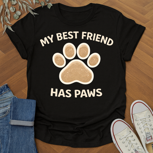 My Best friend has paws T-shirt