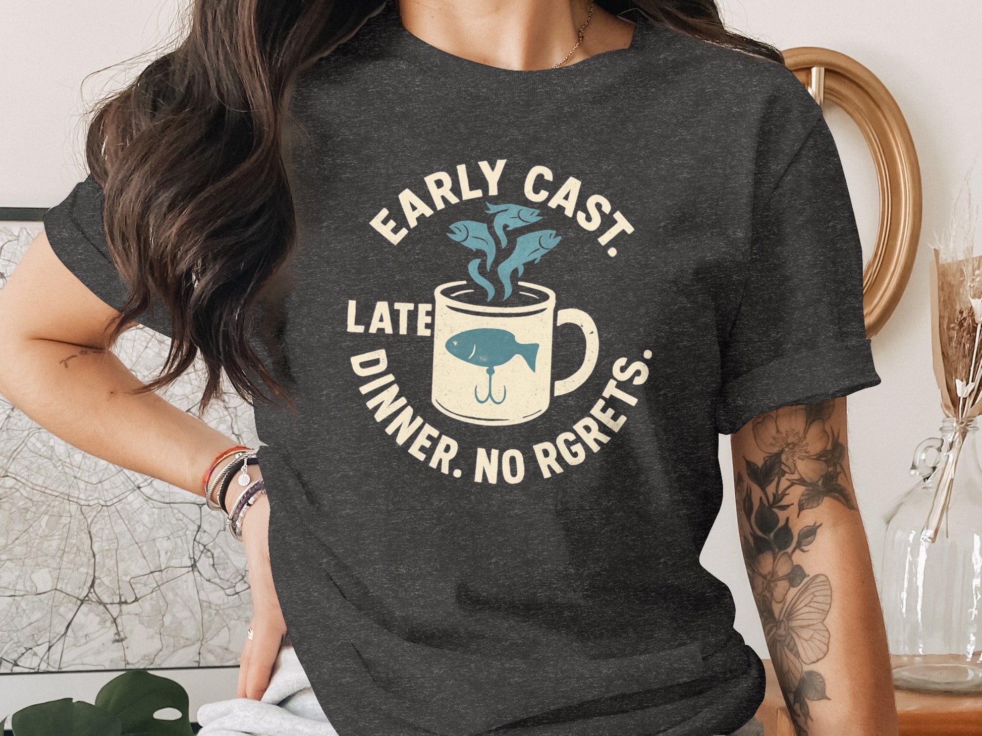 Early Cast Late Dinner No Rgrets T-shirt product type