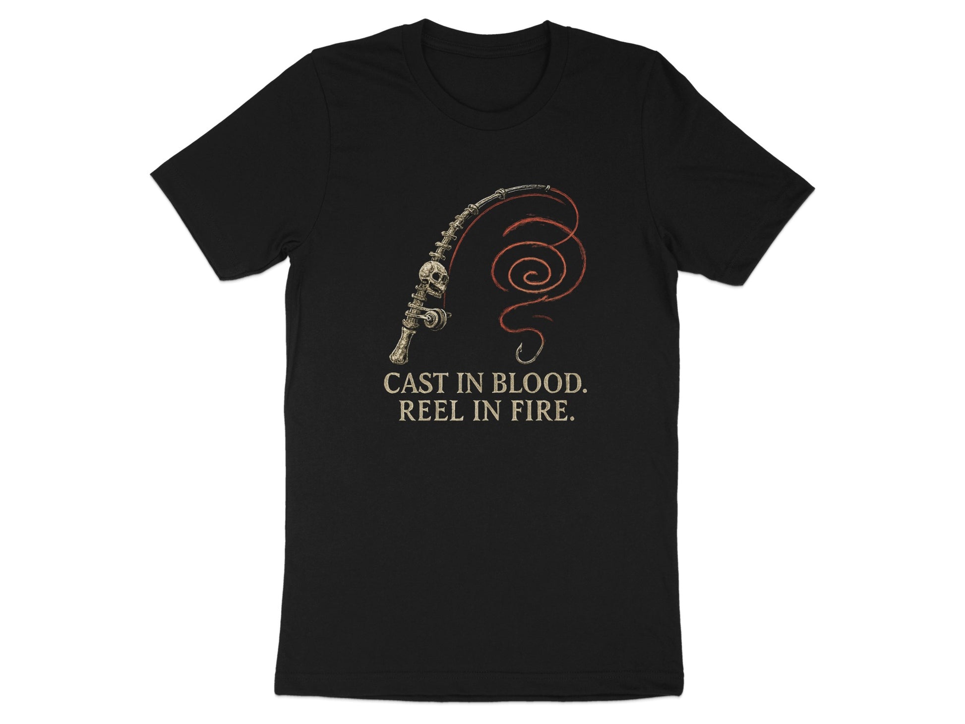 Cast In Blood Reel In Fire Design T-shirt product type