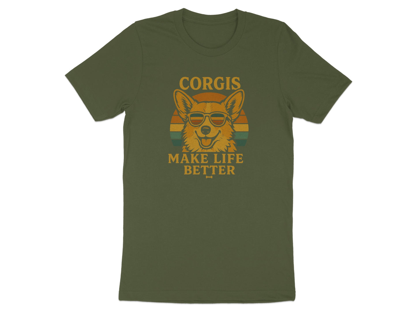 Corgis Make Life Better Graphic T-Shirt