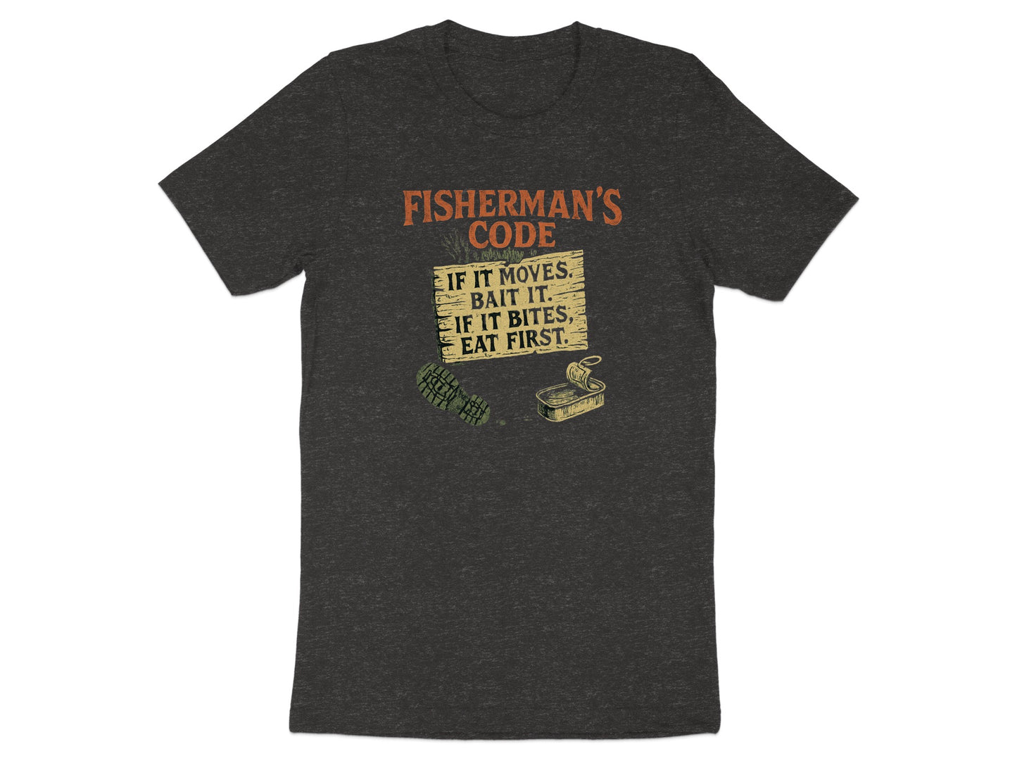 Fisherman's Code If It Moves Bait It Funny T-shirt product