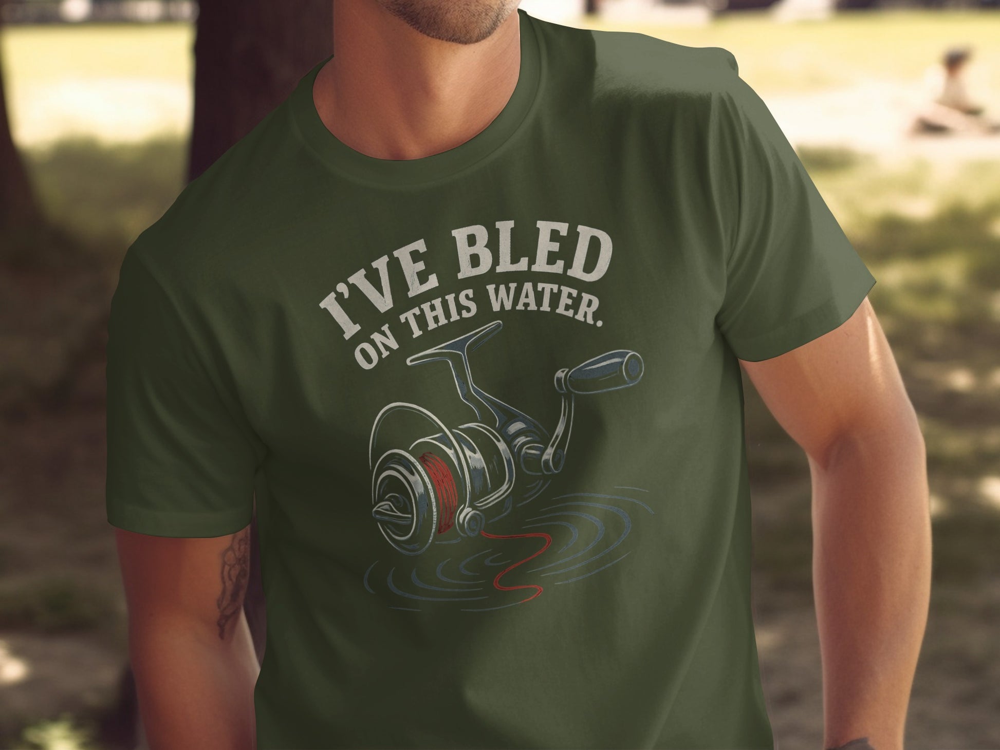 I've Bled On This Water Fishing Reel Shirt product