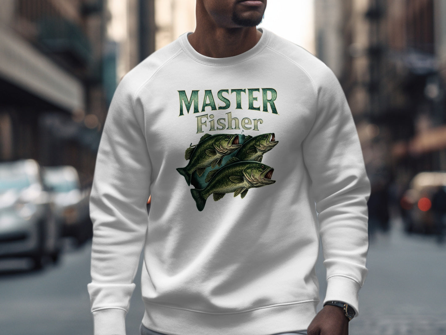 Master Fisher Graphic Crewneck Sweatshirt product type