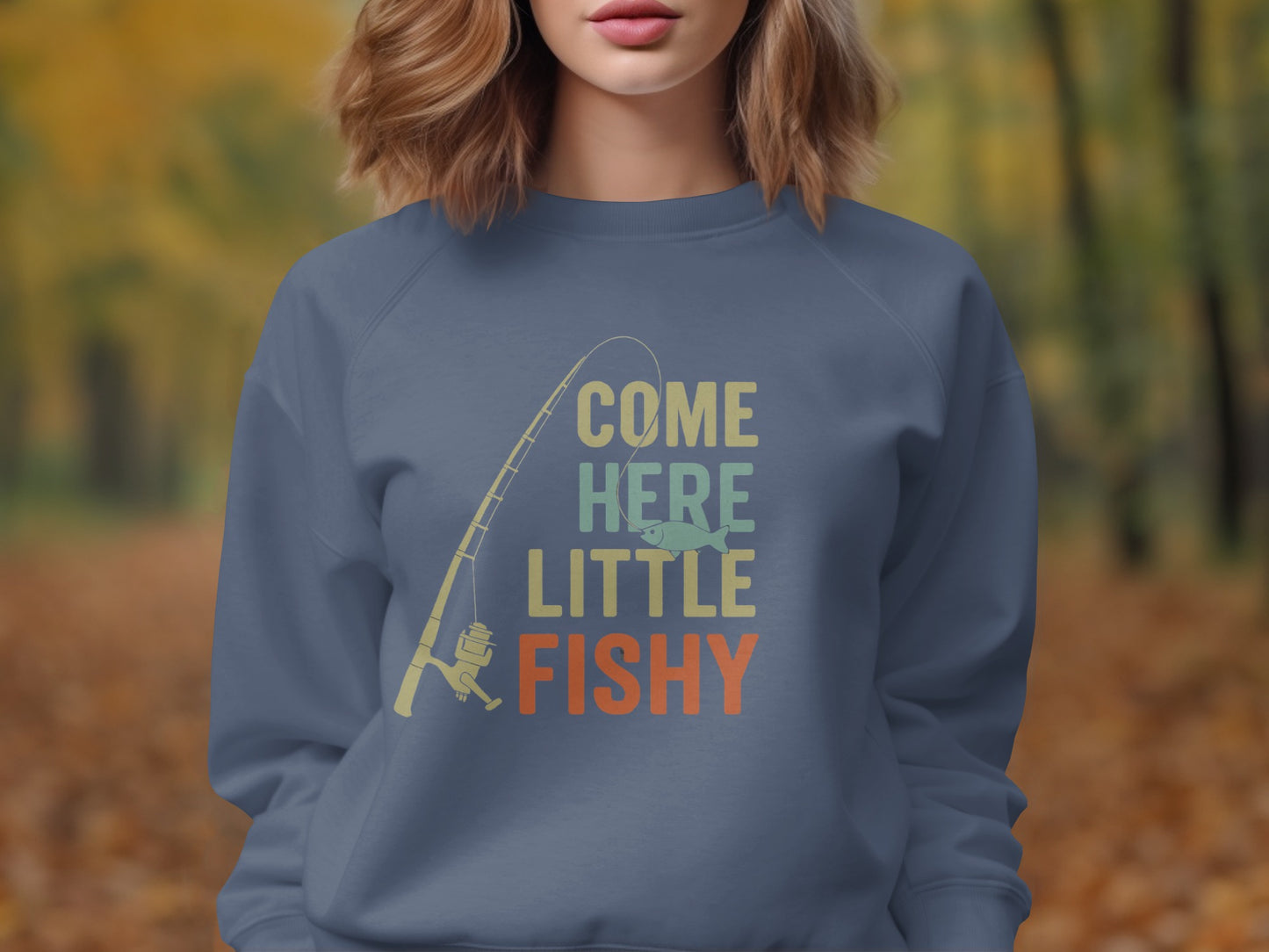 Come Here Little Fishy Graphic Sweatshirt product