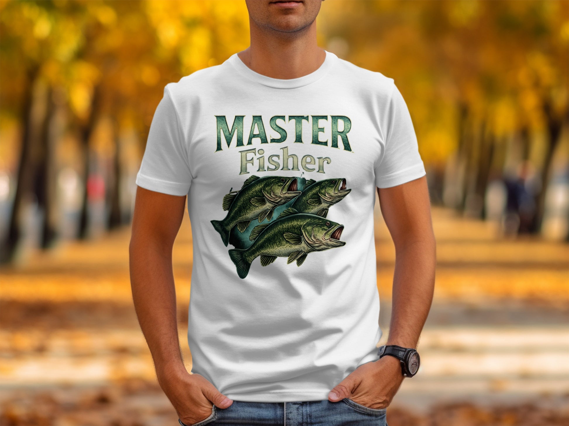 Master Fisher Graphic T-Shirt for Fishing Enthusiasts Product