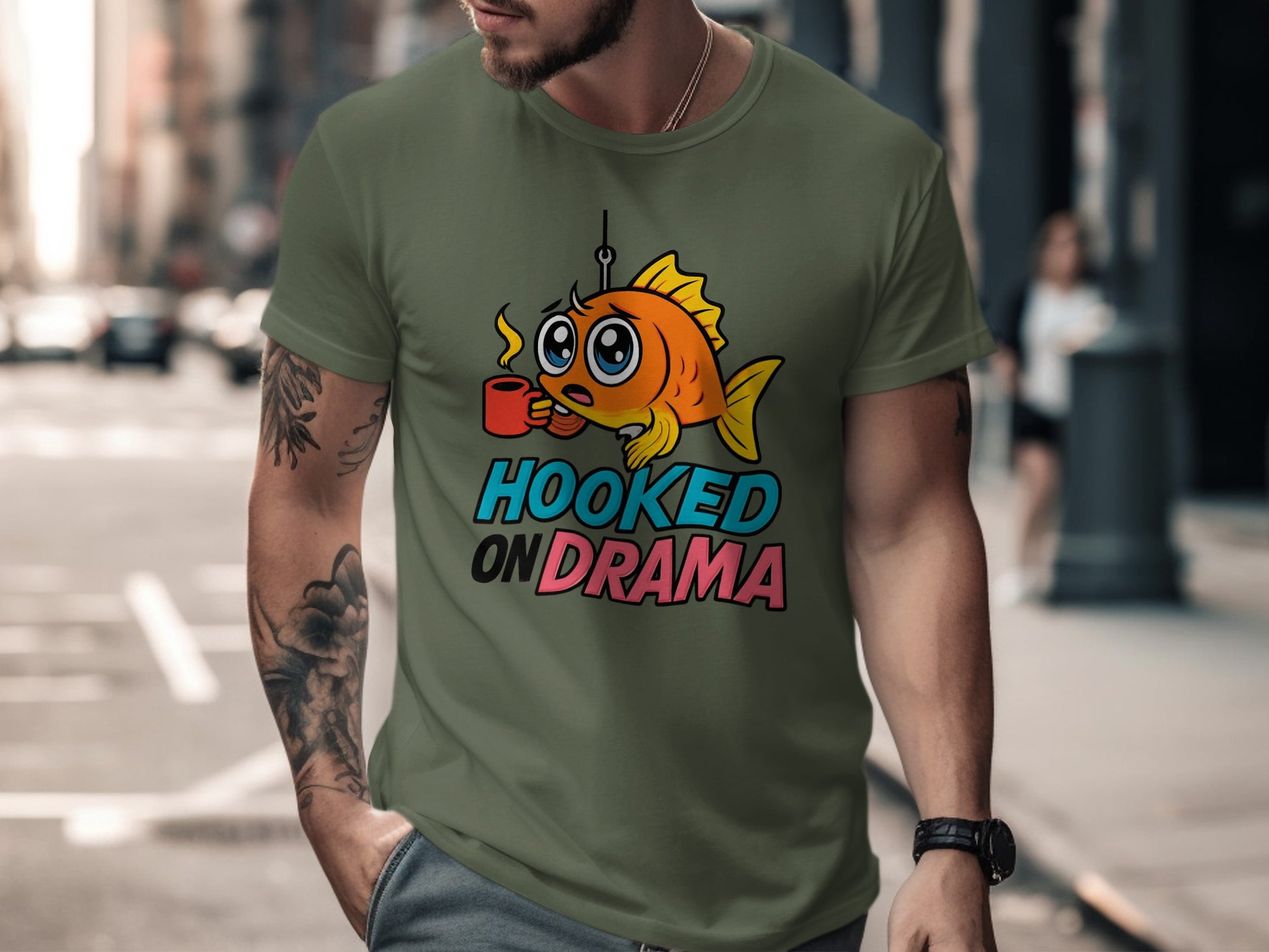Hooked on Drama Graphic T-shirt product type