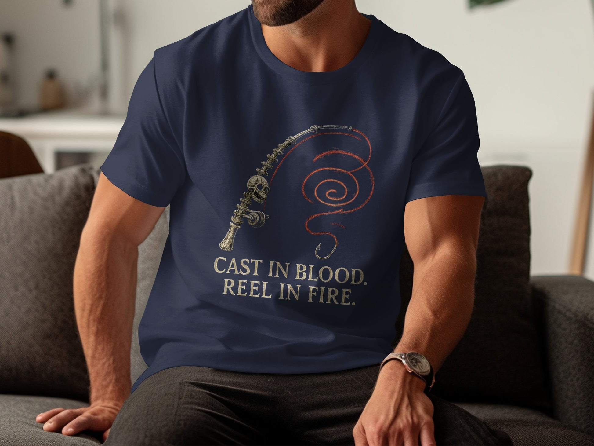 Cast in Blood Reel in Fire Graphic T-Shirt product type
