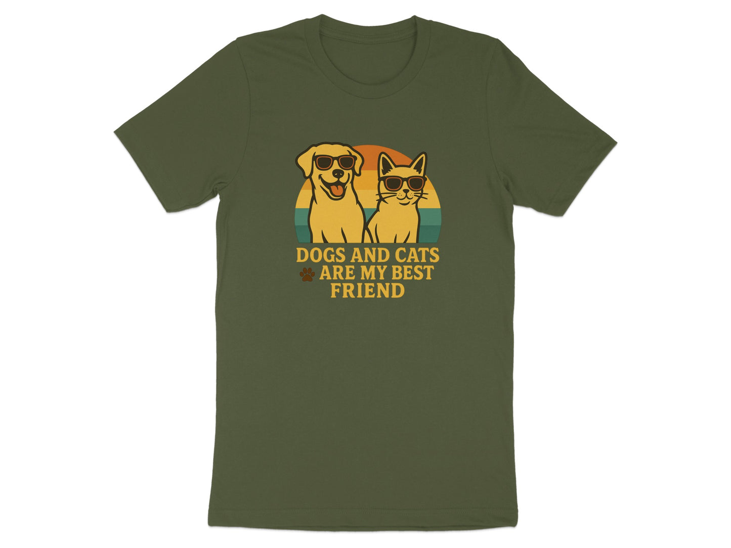 Dogs and Cats Are My Best Friend T-shirt