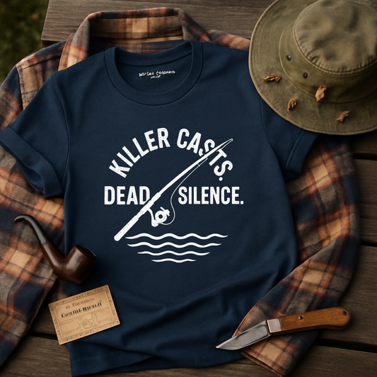 Killer Casts Dead Silence Graphic Tee product