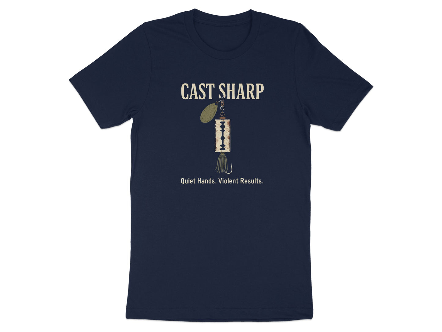 Cast Sharp Quiet Hands Violent Results T-shirt product