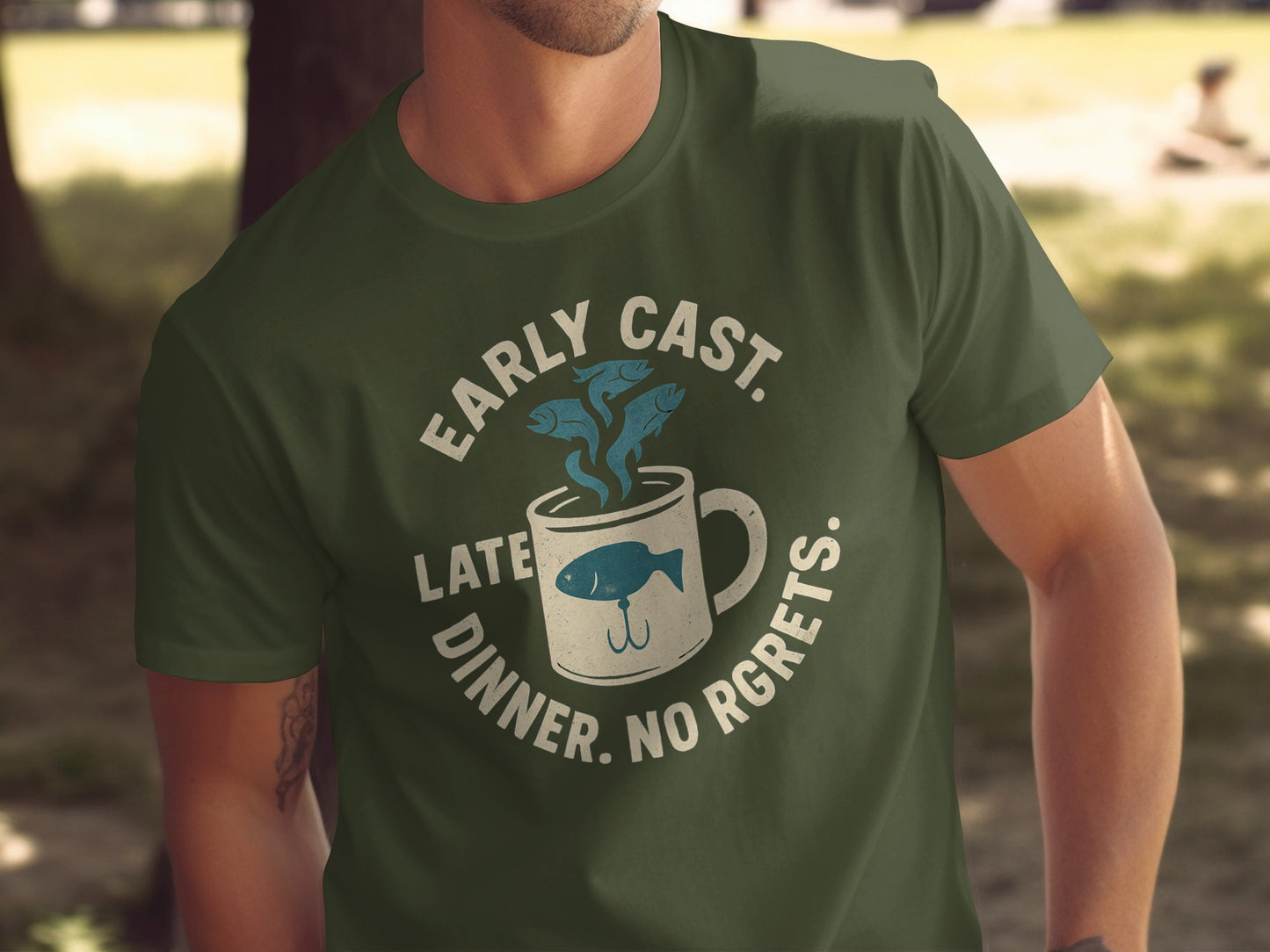 Early Cast Late Dinner No Rgrets Graphic Shirt Product