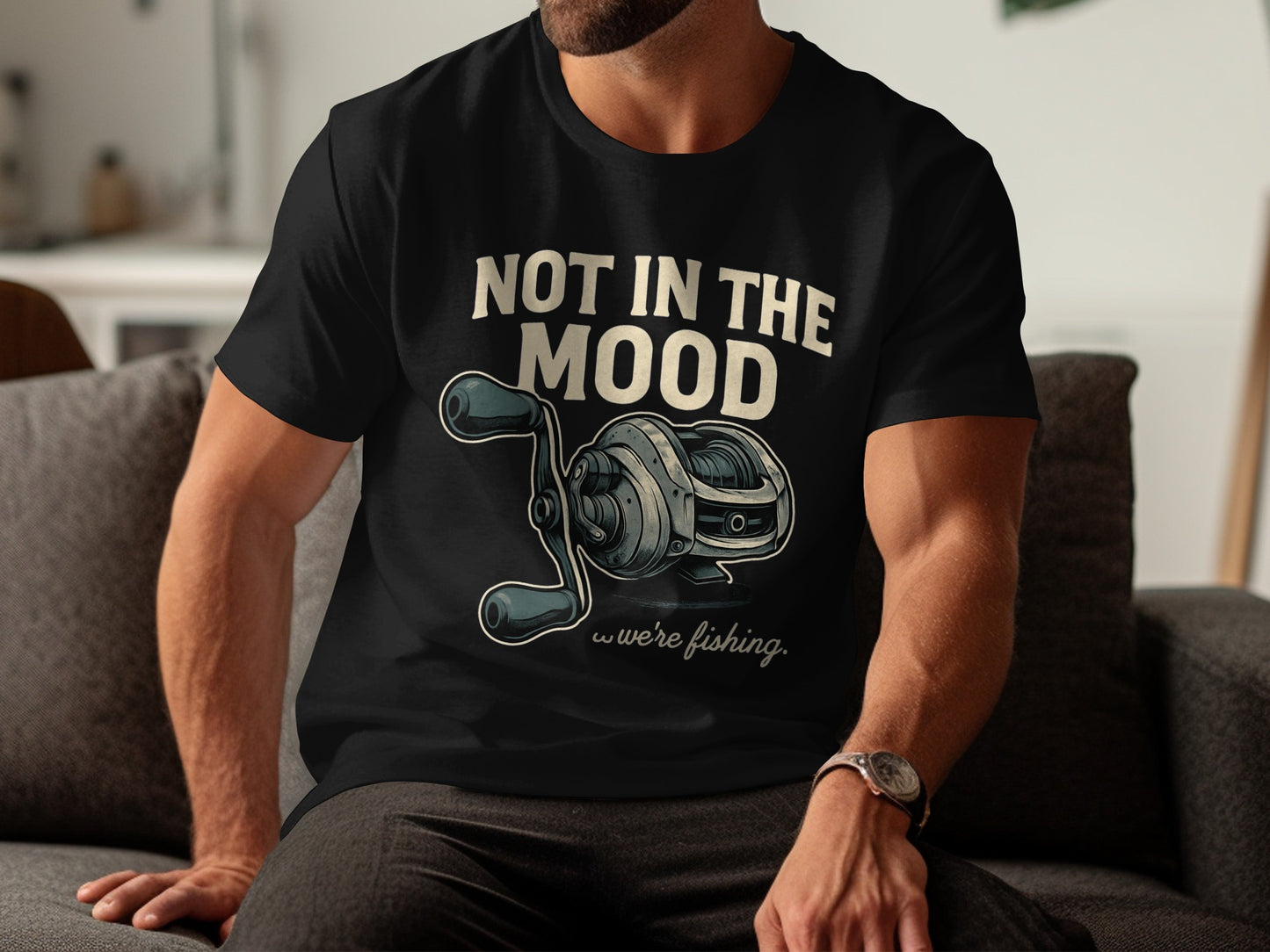 Not In The Mood We're Fishing Graphic T-shirt product