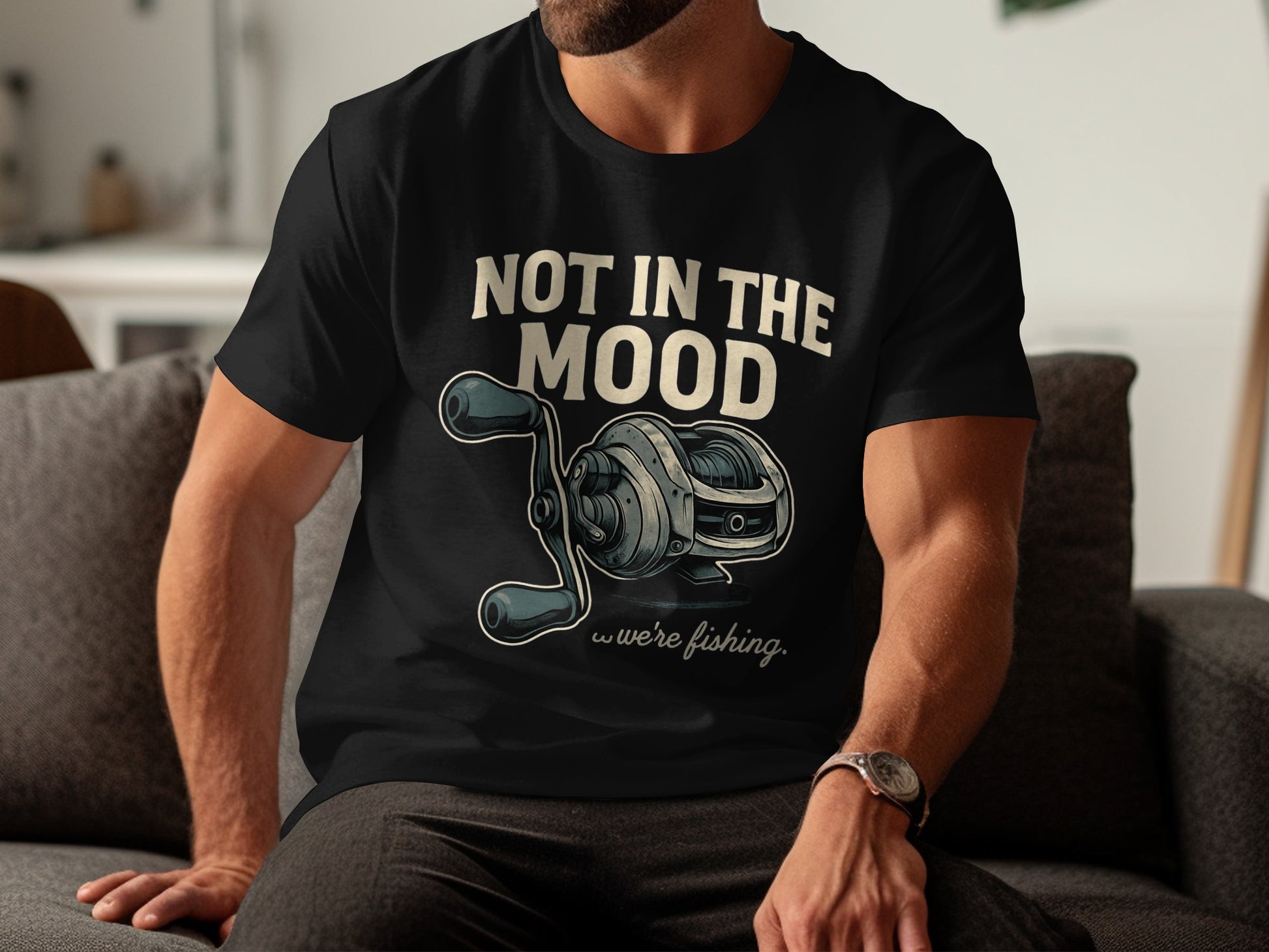 Not In The Mood We're Fishing Graphic T-shirt product