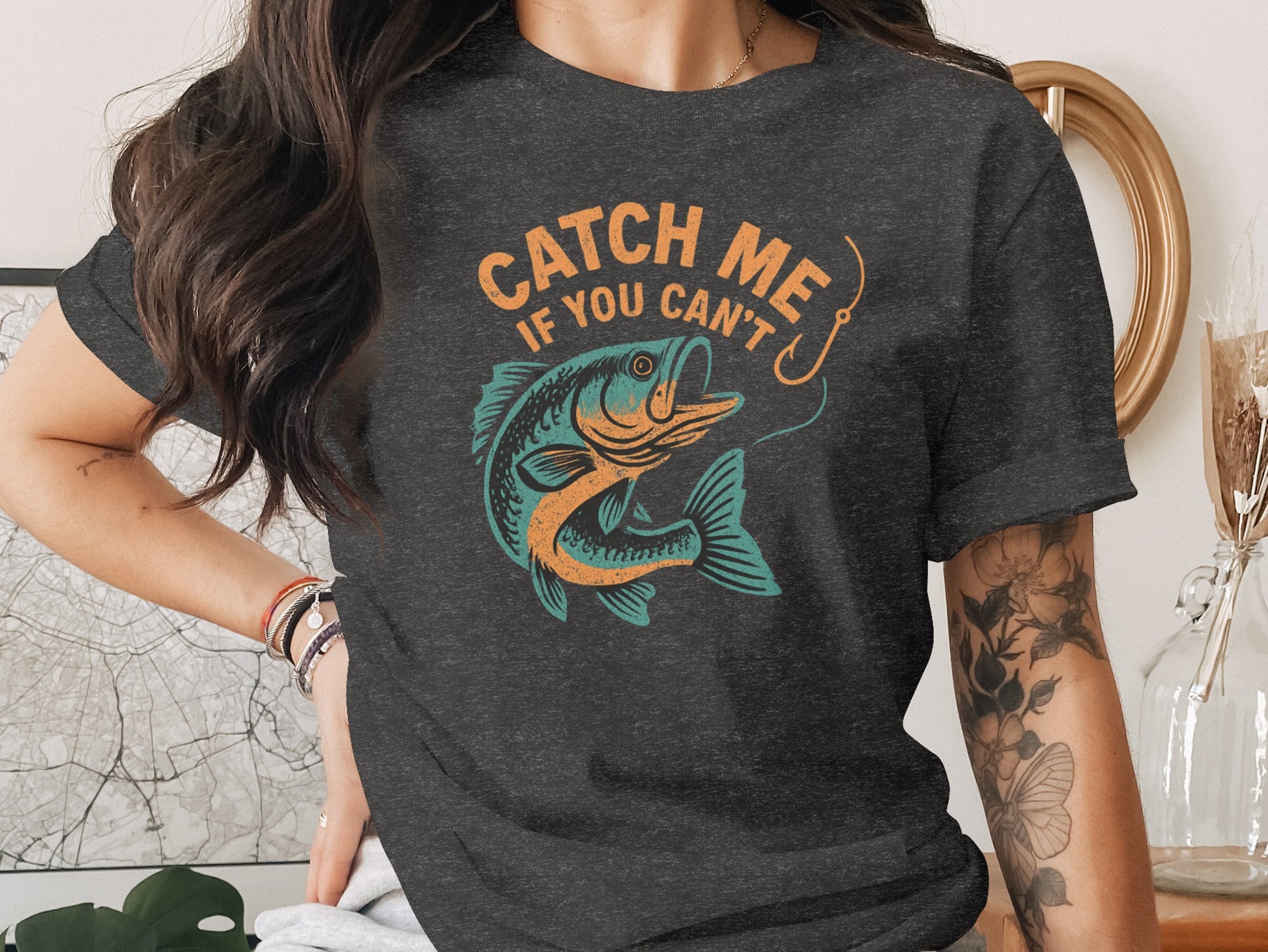 Catch Me If You Can't Graphic Fish T-Shirt product