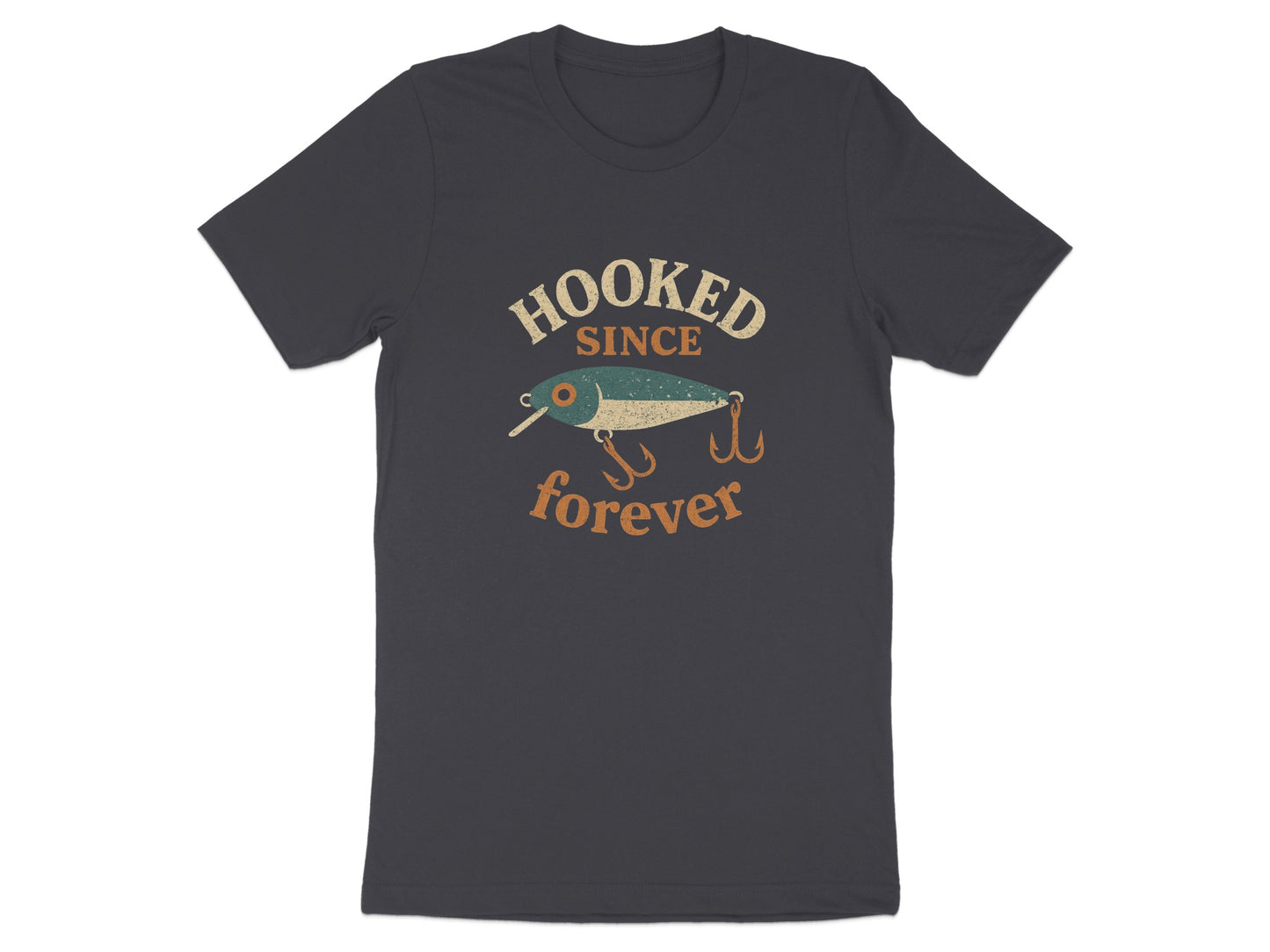 Hooked Since Forever Graphic Fishing T-shirt product