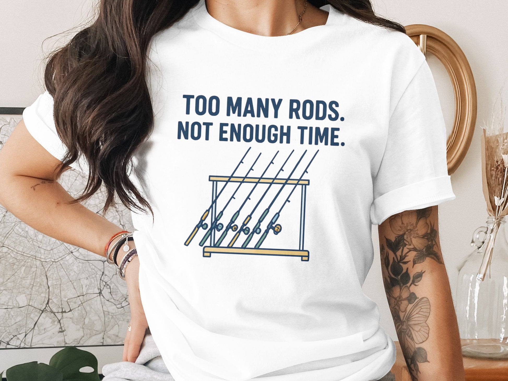Too Many Rods Not Enough Time Graphic T-Shirt product