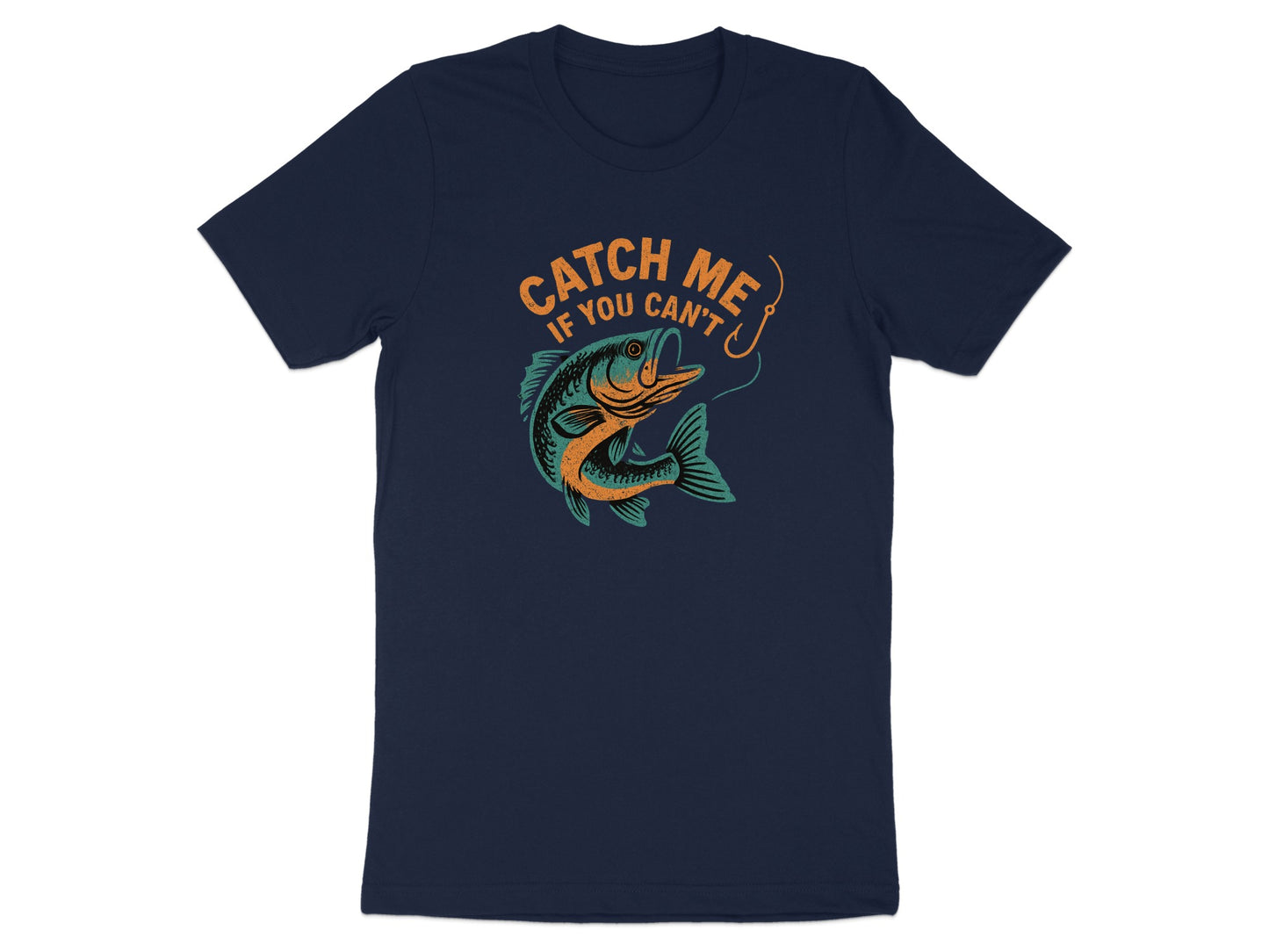 Catch Me If You Can't Fishing Tee Shirt product type
