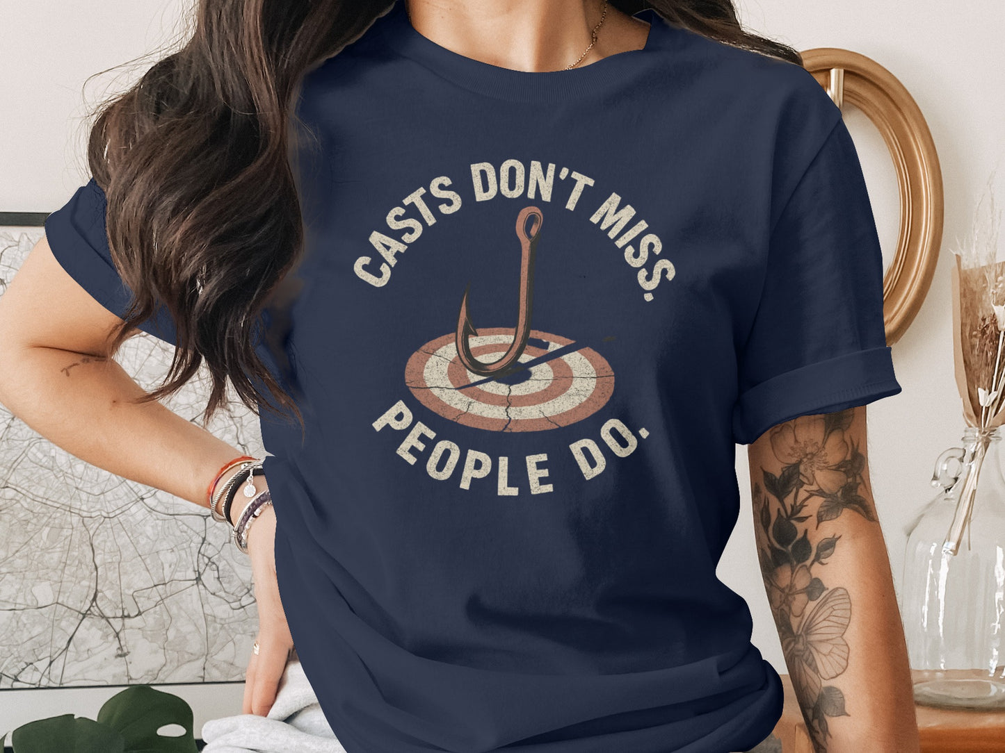 Casts Don't Miss People Do Graphic T-shirt product