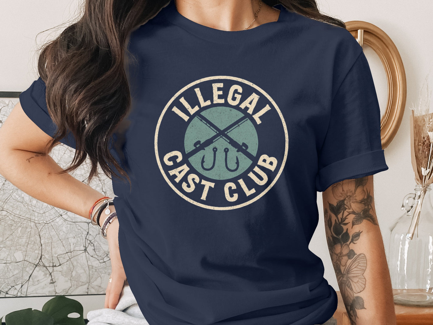 Illegal Cast Club Graphic Tee Shirt product