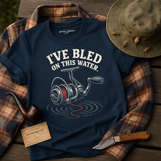 I've Bled On This Water Fishing Reel Shirt product