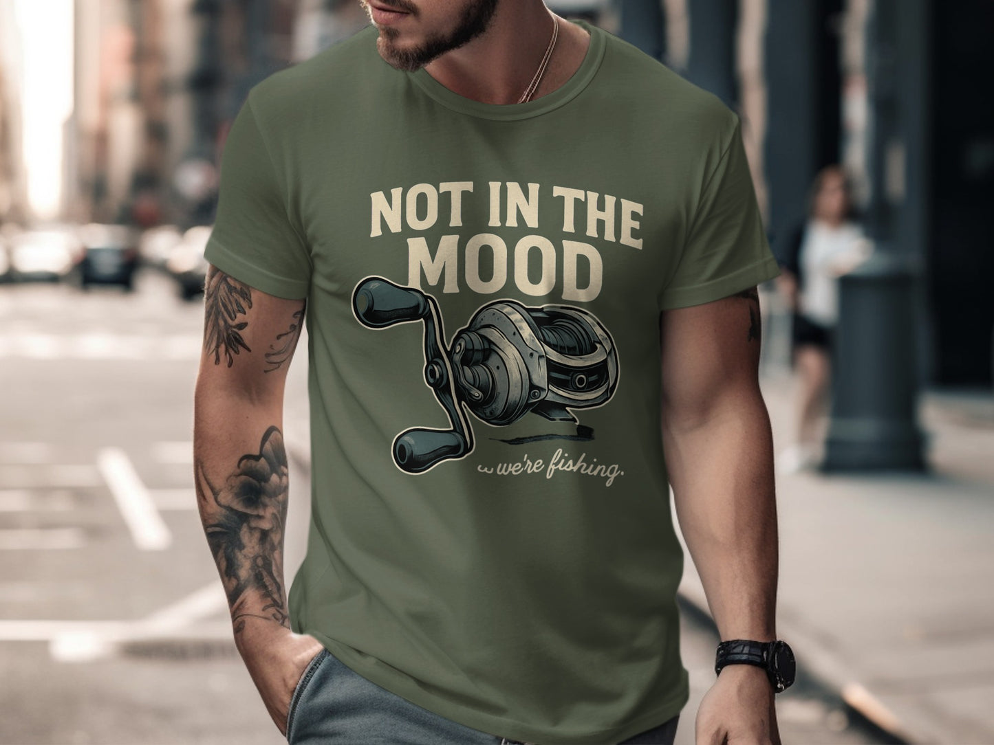 Not In The Mood We're Fishing Graphic T-Shirt product type