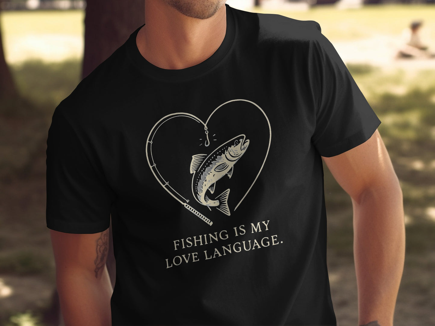 Fishing Is My Love Language Graphic T-shirt product