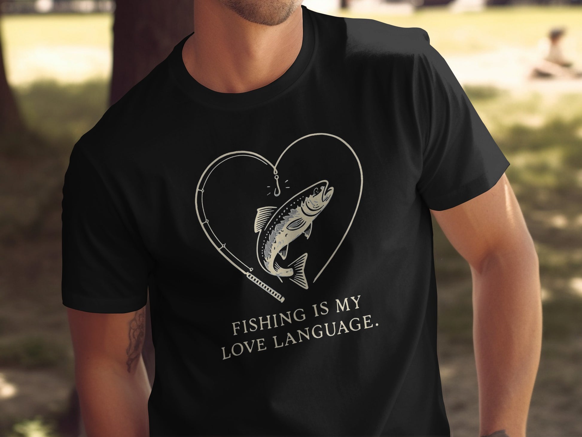 Fishing Is My Love Language Graphic T-shirt product