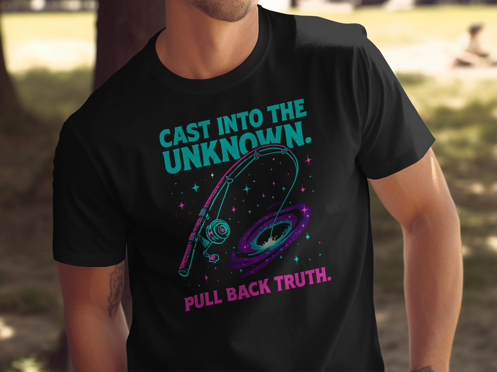 Cast into the Unknown Pull Back Truth shirt product