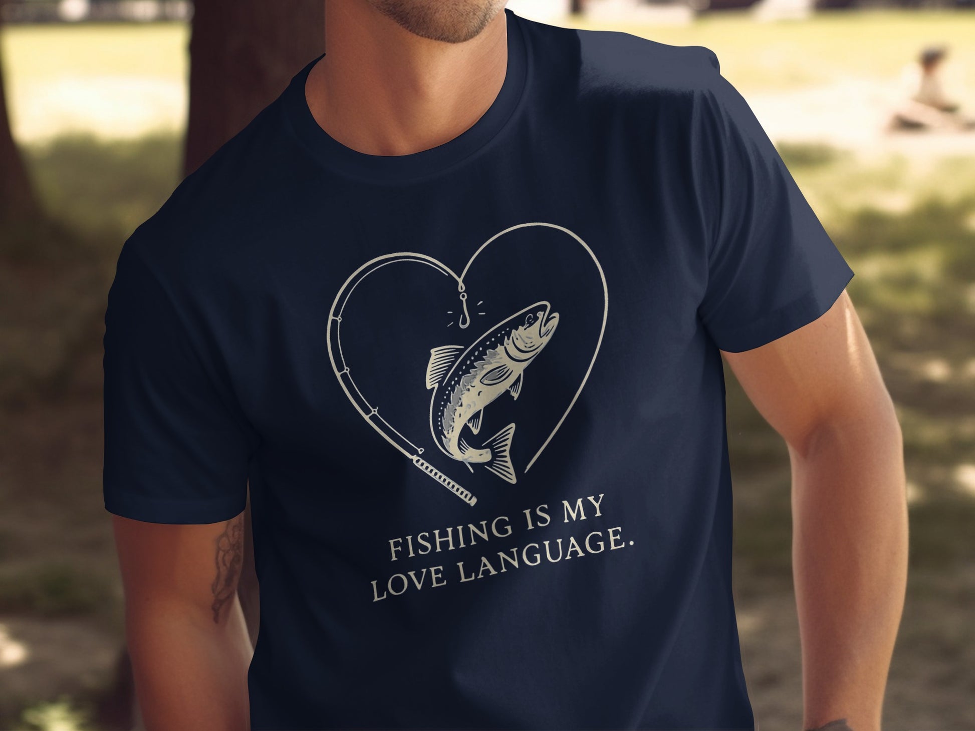 Fishing Is My Love Language Graphic T-Shirt product
