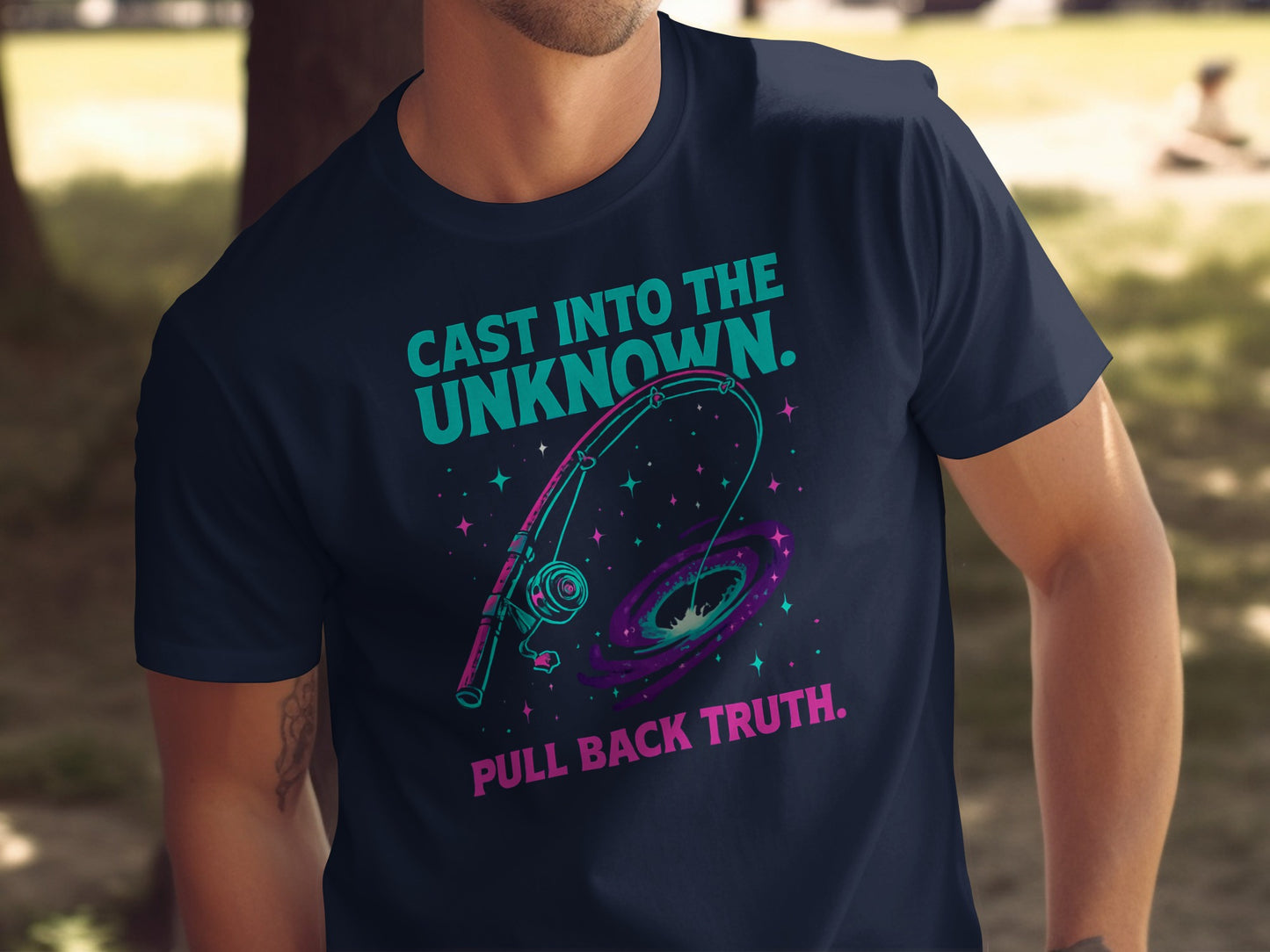 Cast Into The Unknown Pull Back Truth T-shirt