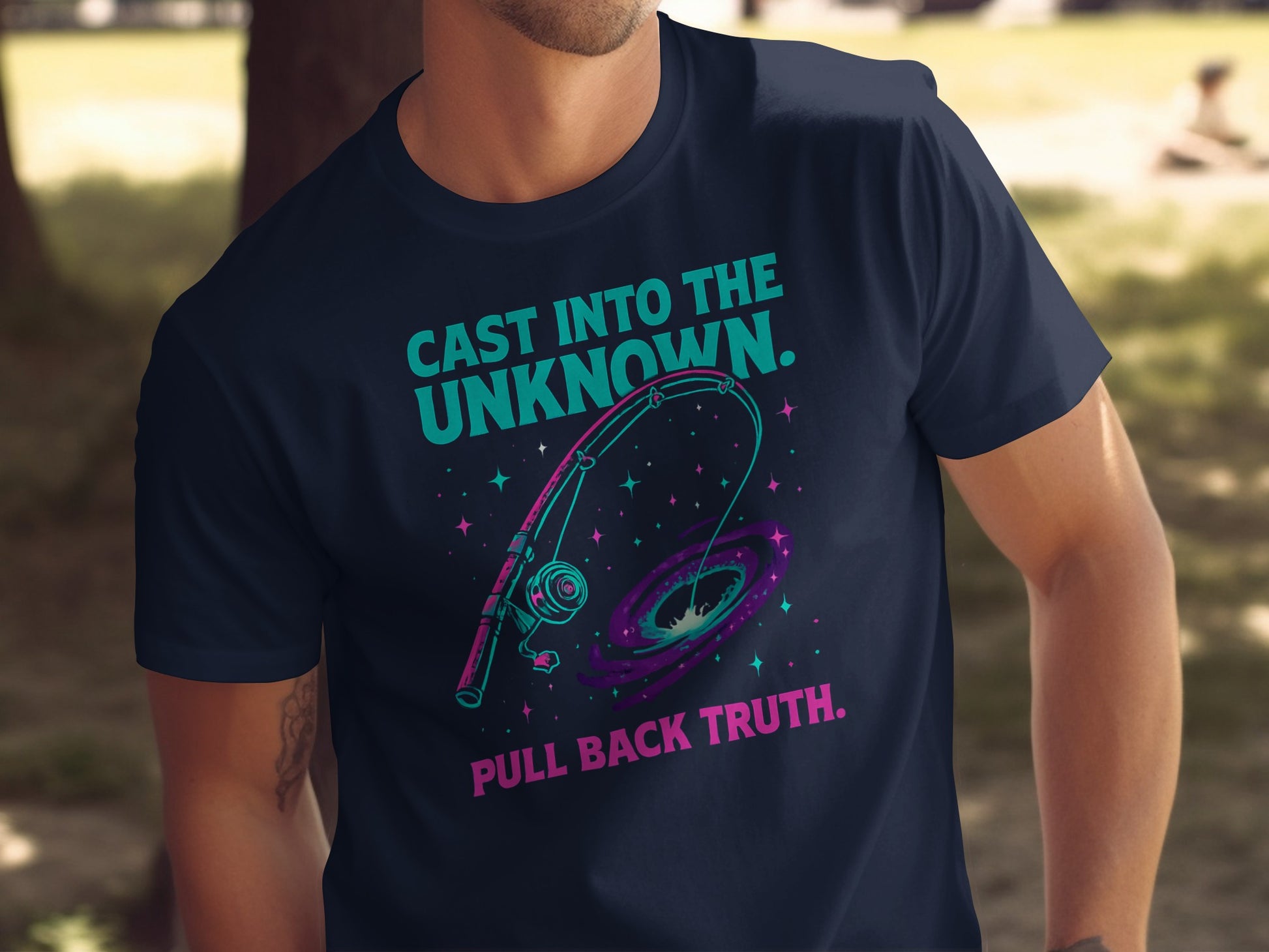 Cast Into The Unknown Pull Back Truth T-shirt