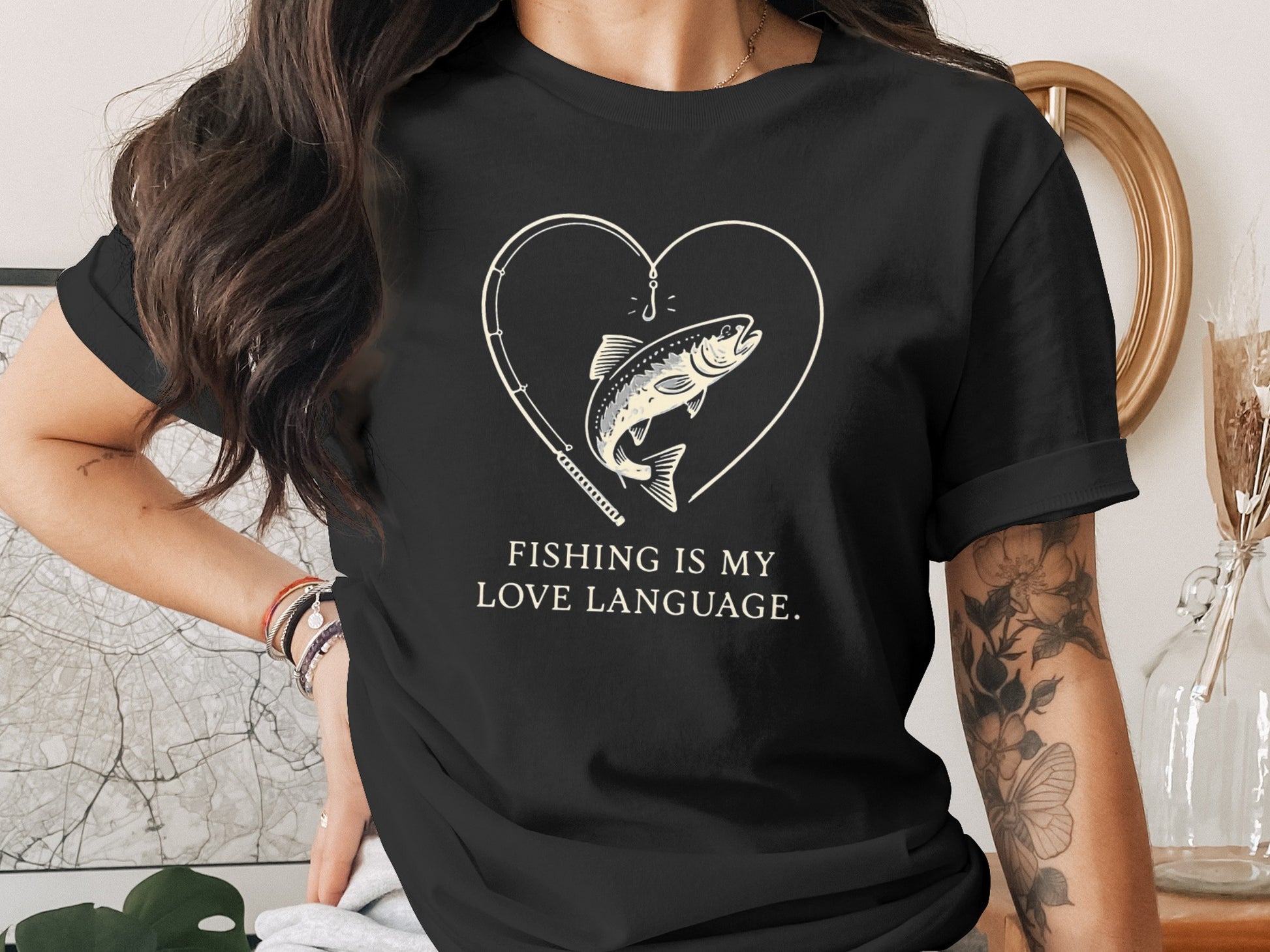 Fishing Is My Love Language Graphic T-Shirt product
