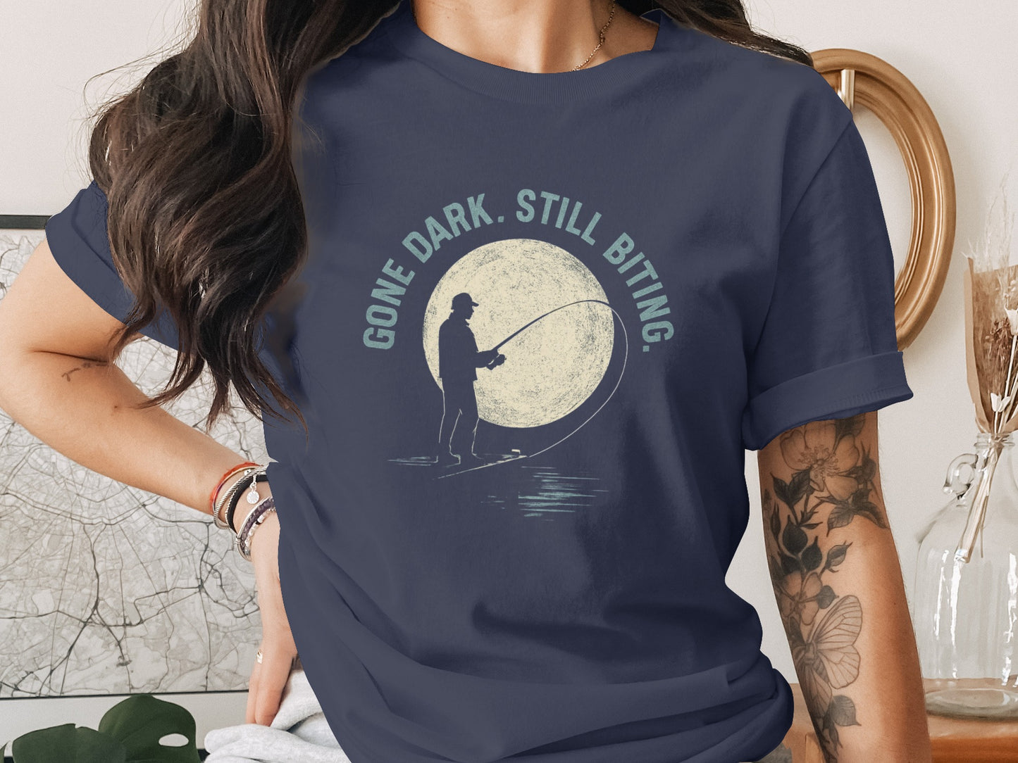 Gone Dark Still Biting Design T-Shirt product type