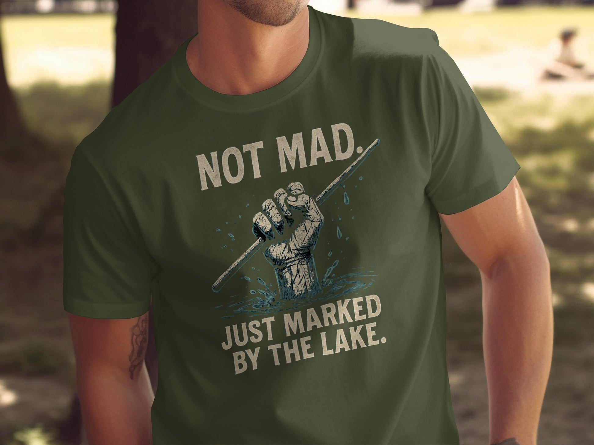 Not Mad Just Marked By The Lake Tshirt product