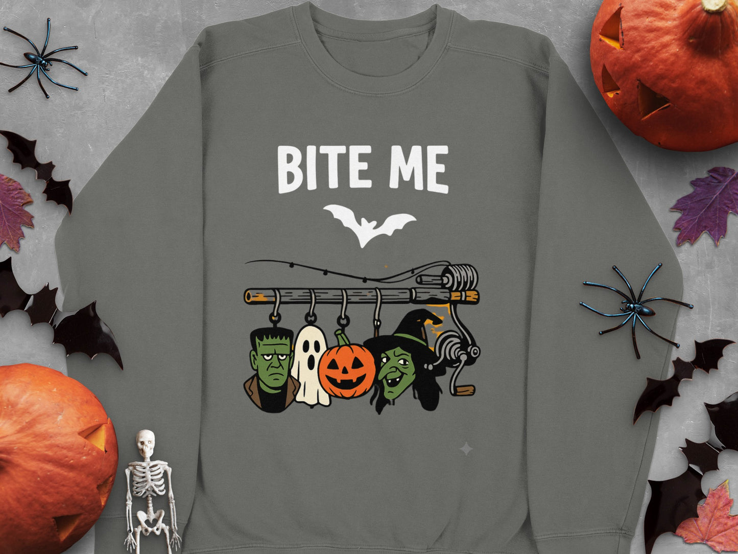 Bite Me Halloween Characters Sweater product