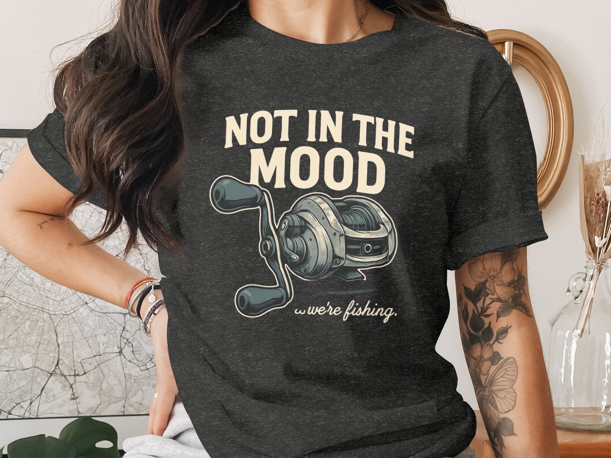 Not In The Mood We're Fishing Graphic Tee product type