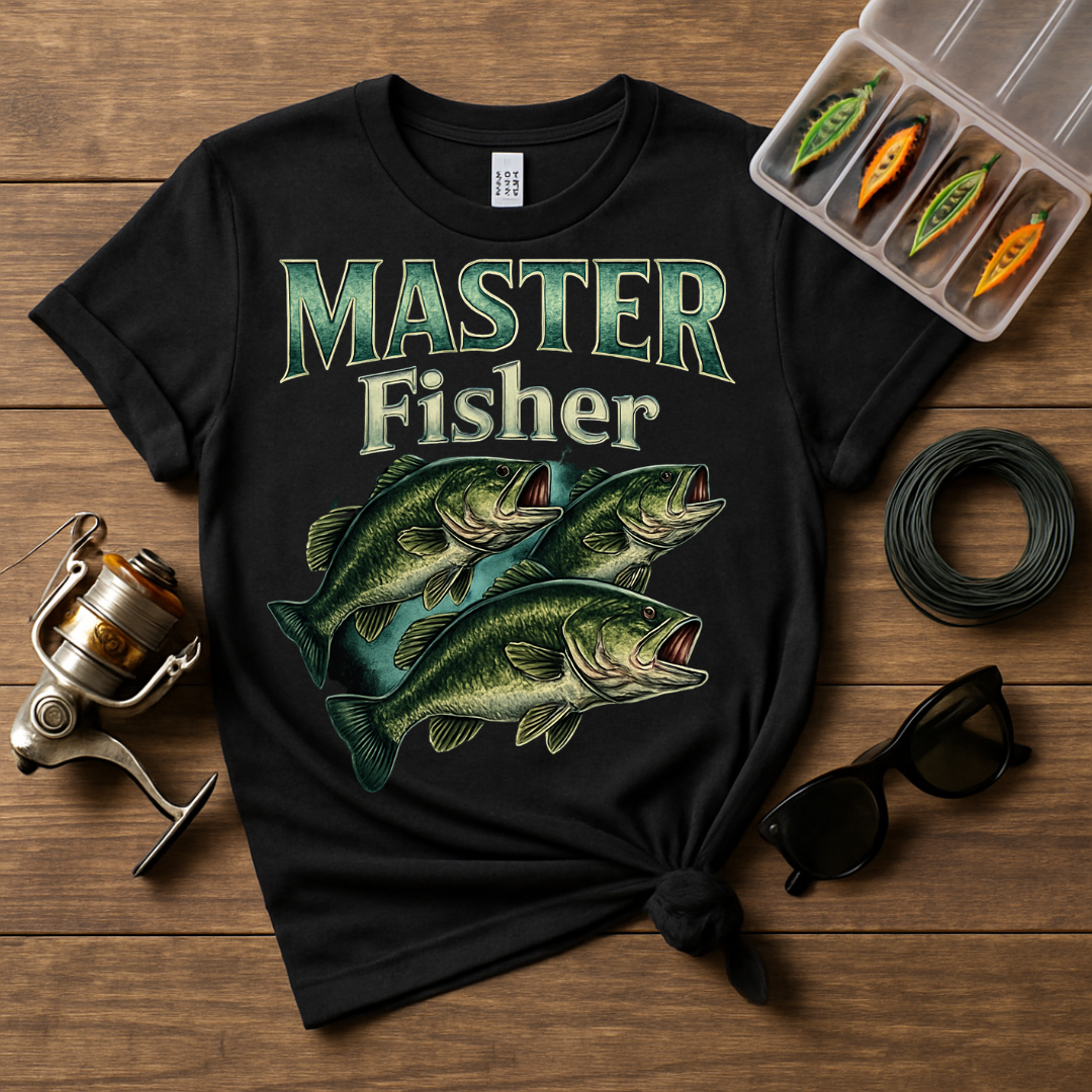 Master Fisher Graphic Tee Fishing Apparel product type