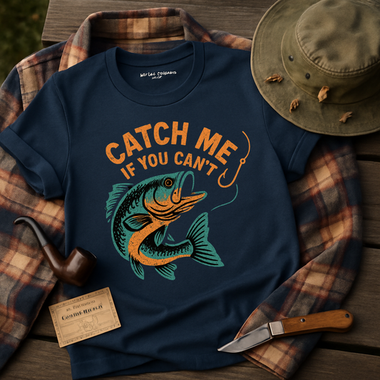 Catch Me If You Can't Fishing Graphic T-Shirt product
